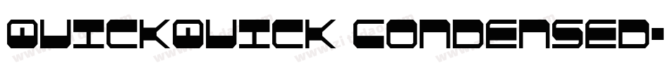 QuickQuick Condensed字体转换